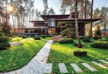 Современный ландшафтный дизайн.