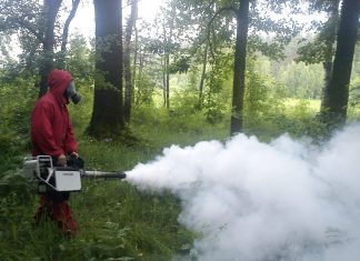 Профессиональная обработка участка от комаров и мошки