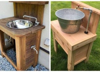 Как сделать использование дачного умывальника максимально удобным