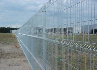 Оцинкованные секции для ограждения