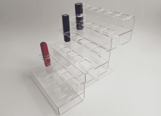 Пластиковые подставки под косметику как элементы эффективного визуального мерчендайзинга