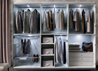 Типы шкафов для разных помещений