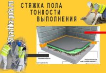 Устройство стяжки пола и в каких случаях это необходимо?