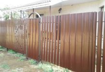 Заборы из профлиста и евроштакетника