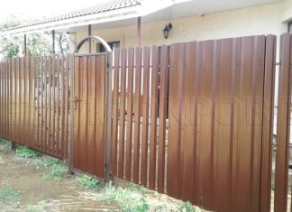 Заборы из профлиста и евроштакетника