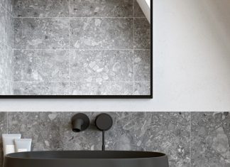 Элегантность и практичность дизайна ванной комнаты с элементами гранита