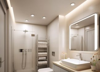 Лучшие материалы для потолка в ванной комнате