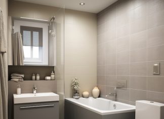 Выбор плитки для ванной и туалета в маленьком помещении