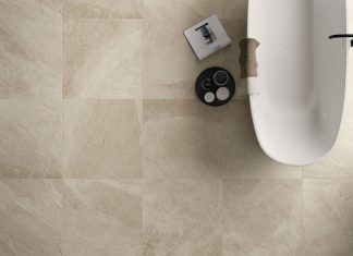 Керамогранит в ванной: стильные решения и практичность