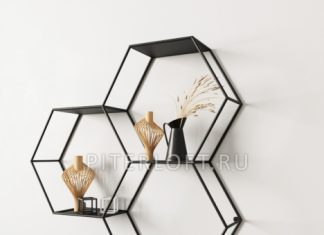 Полки в стиле лофт: как выбрать и с чем сочетать